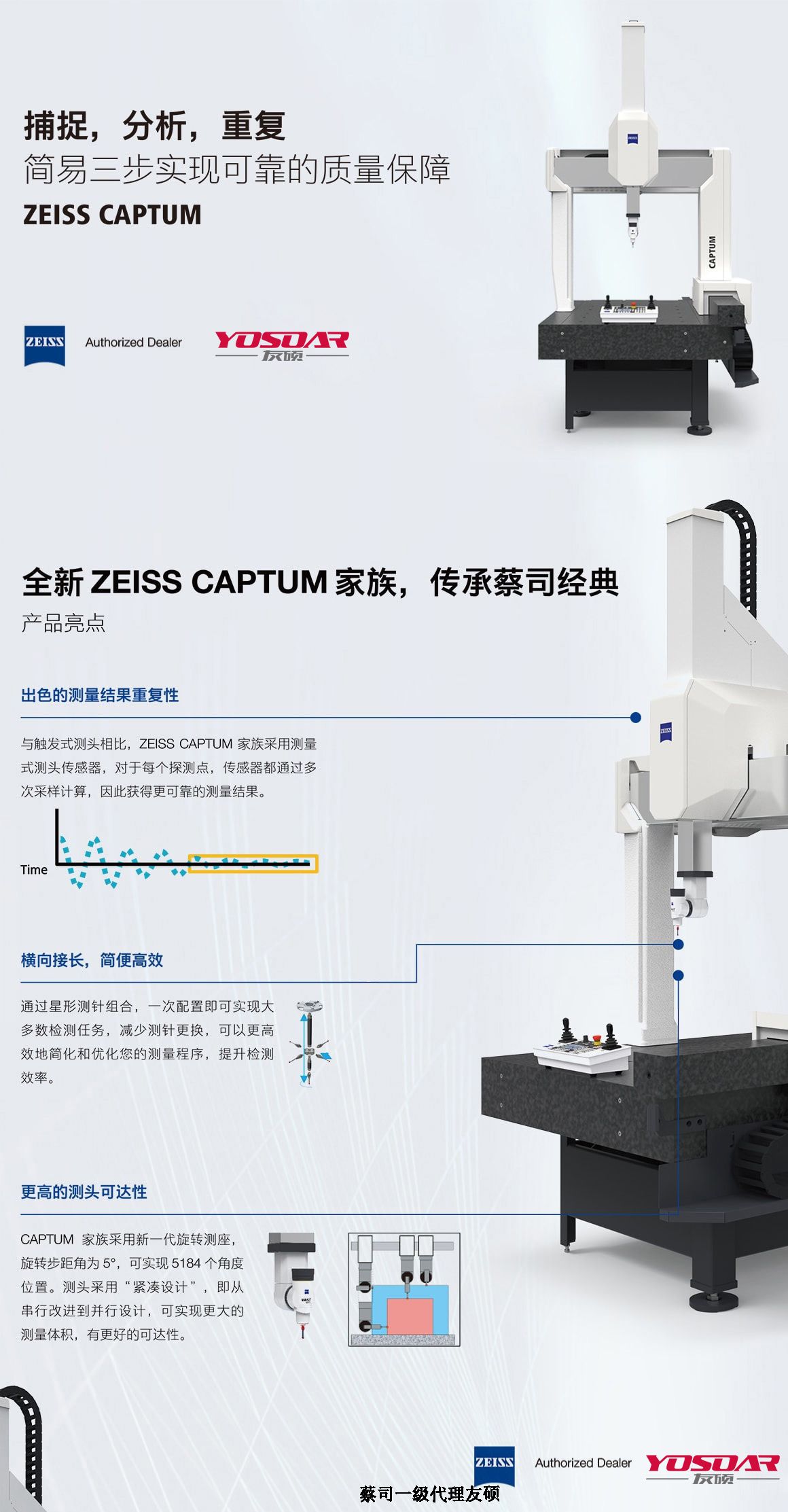 威海蔡司三坐标CAPTUM